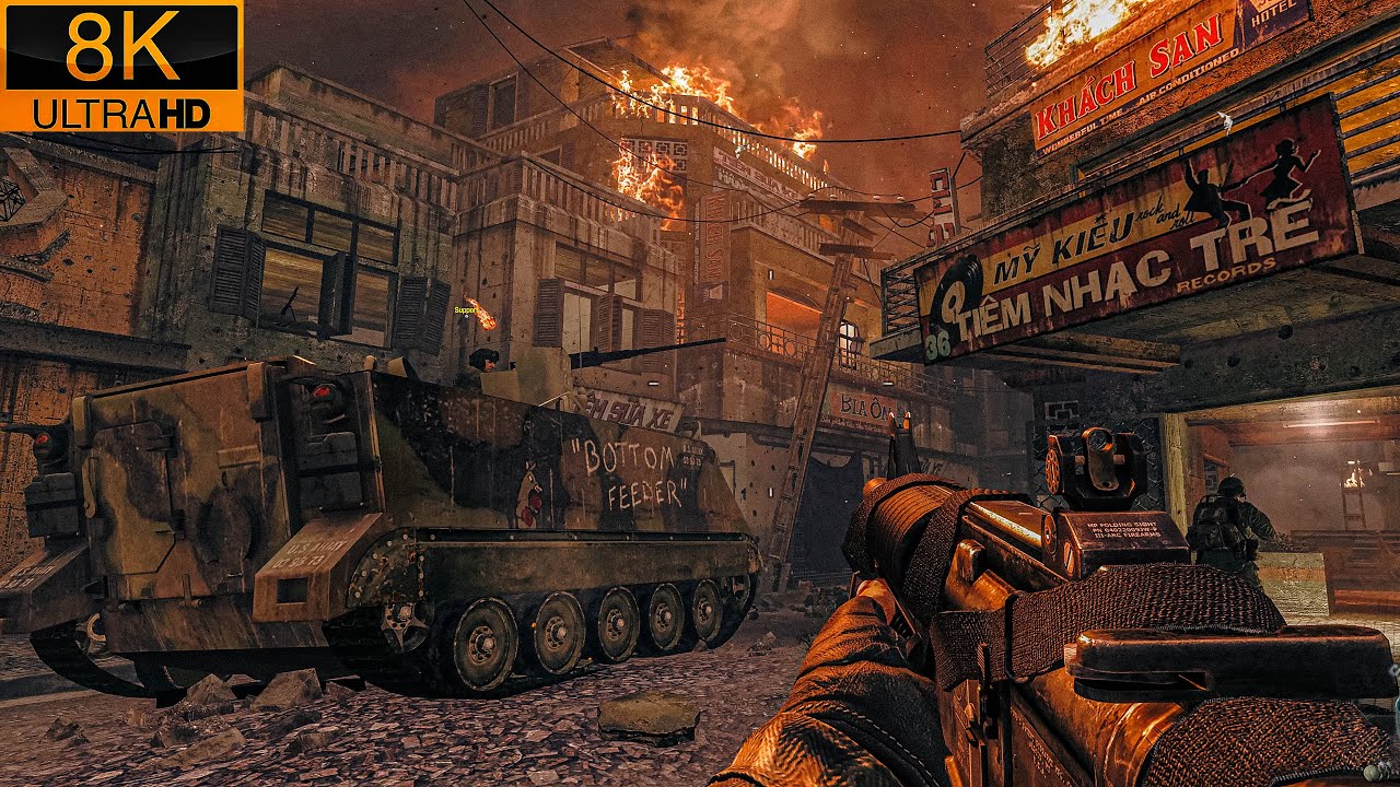 Тетское наступление Вьетконга 1968 года｜Расколоть небо, потрясти землю｜Call of Duty Black Ops｜8K