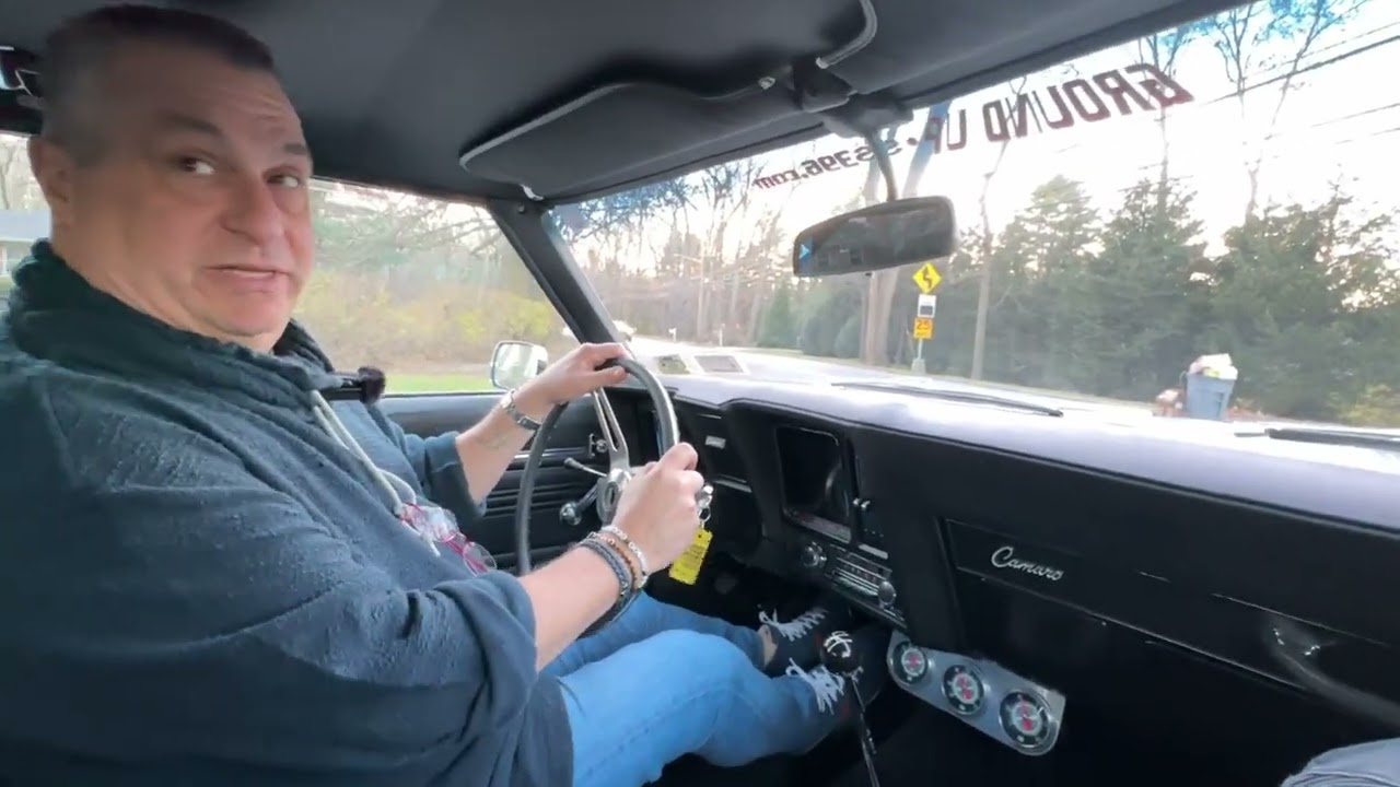 1969 Chevrolet Camaro SS 396 Road Test Passenger POV