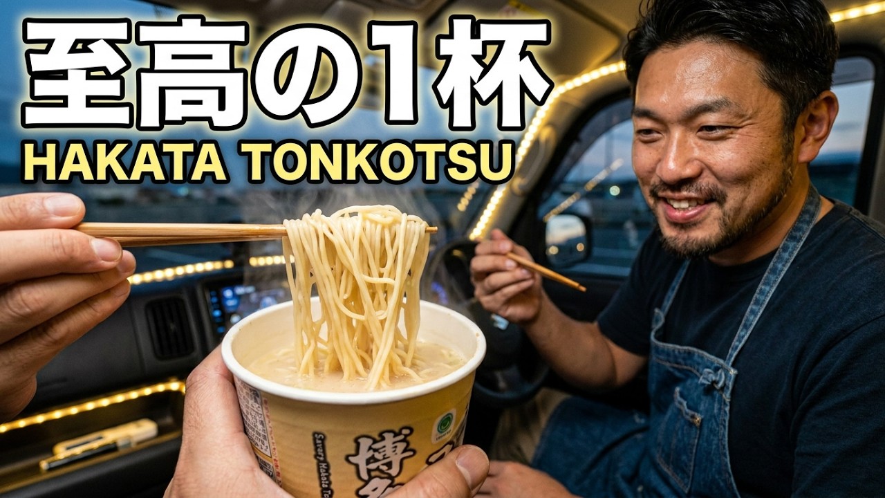 【至高の1杯】コク旨博多豚骨が濃厚すぎて感動…！マイルドな豚骨スープがストレート麺に絡みまくる！#Shorts #ラーメン #博多豚骨