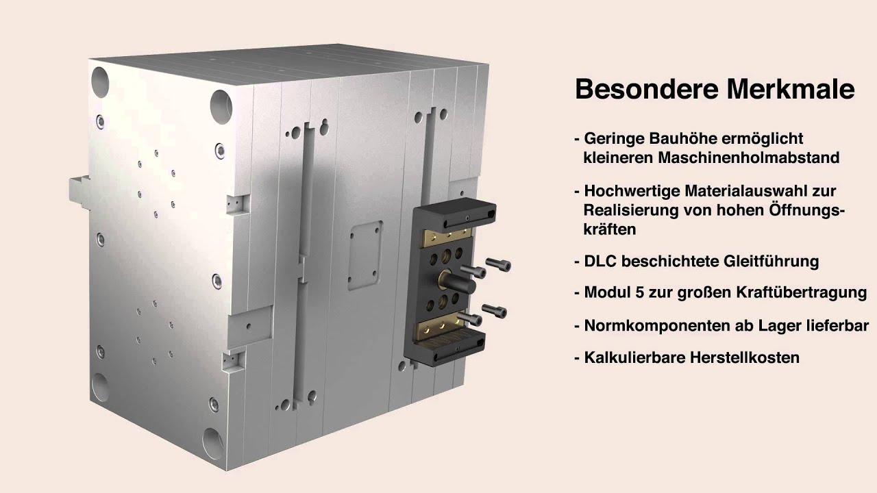 HASCO Z1545 und Z1547 Etagenwerkzeug Komponenten