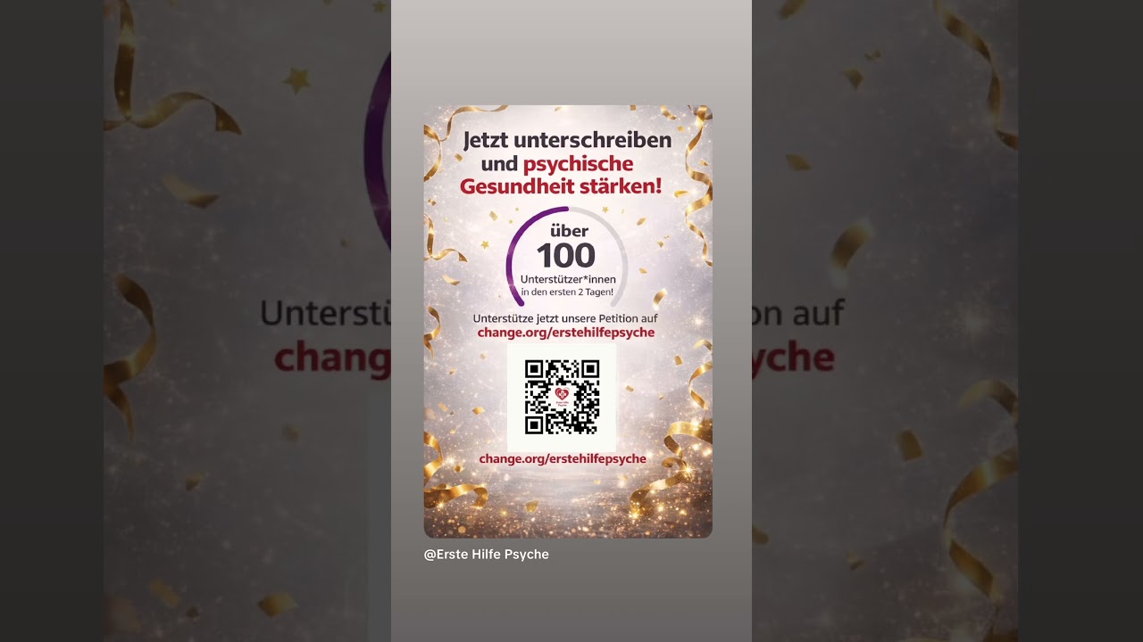 Über 100 Stimmen für psychische Gesundheit – in nur 48 Stunden