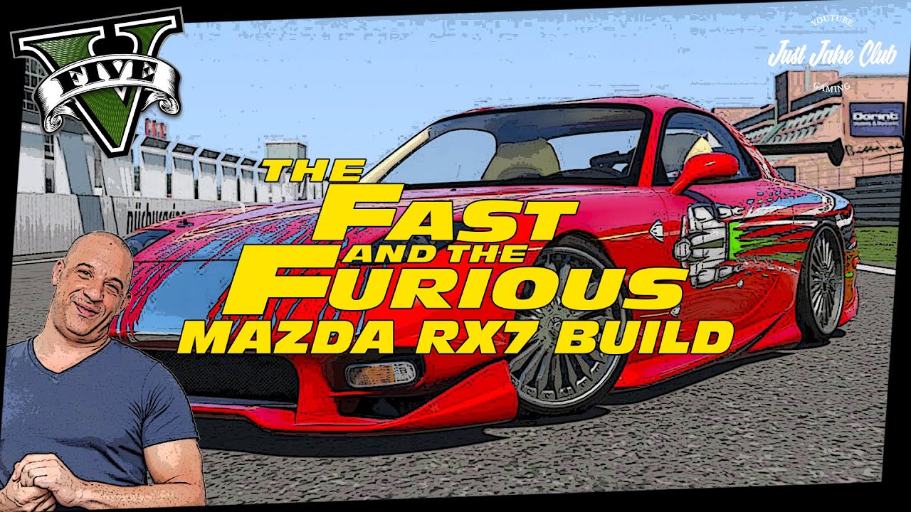 The Fast & The Furious | Dom's Mazda RX7 | GTA V Car Build Tutorial (ANNIS ZR350)