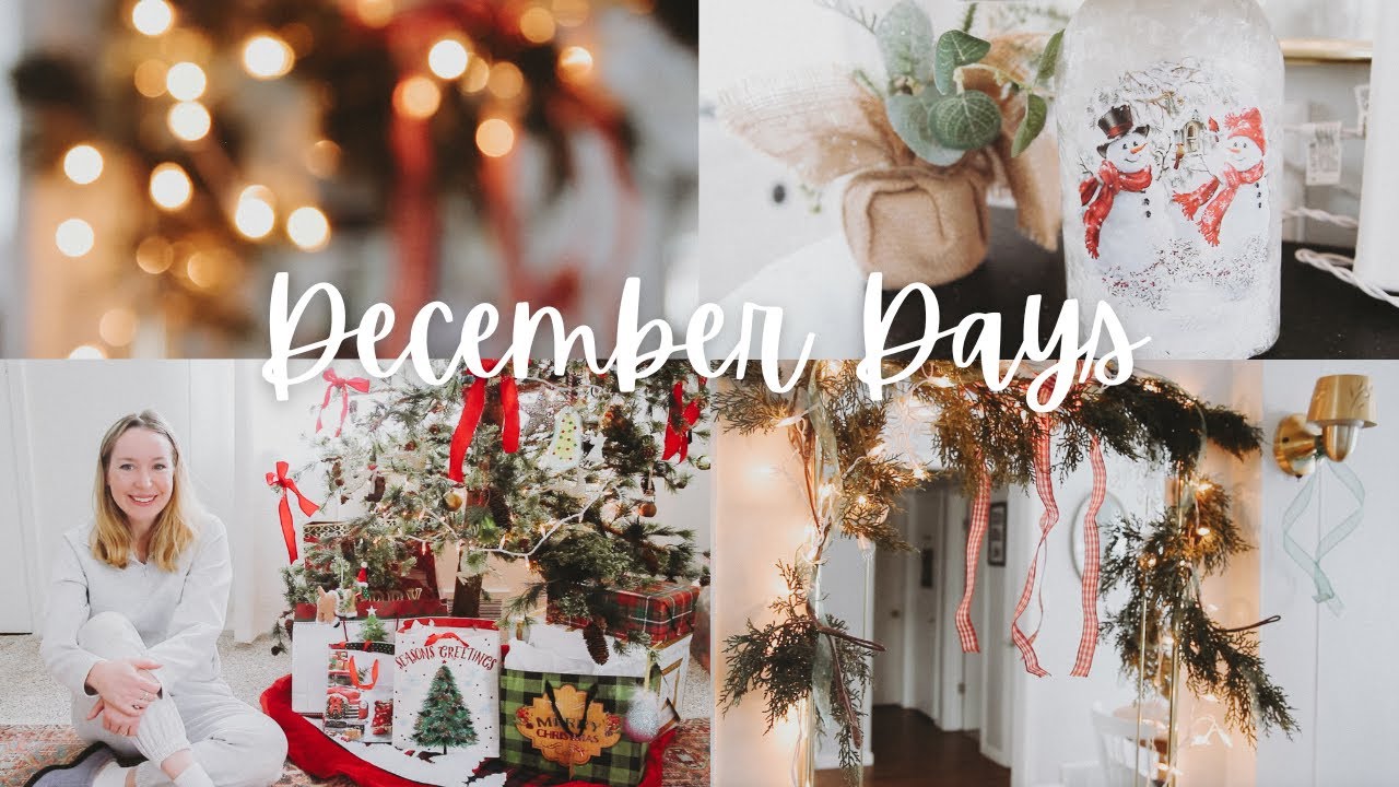 Cozy December days getting ready for Christmas! Yummy soup, Christmas decor, motherhood reflections!