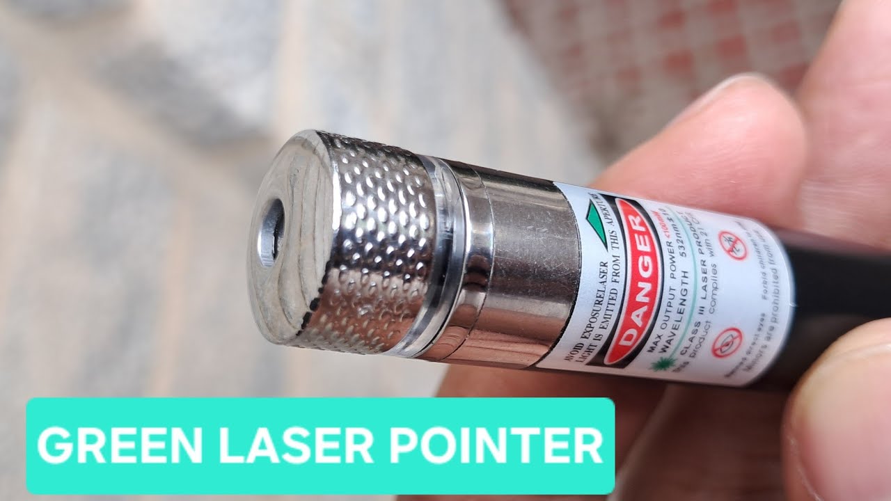 A Green Laser Pointer to Make Light Display