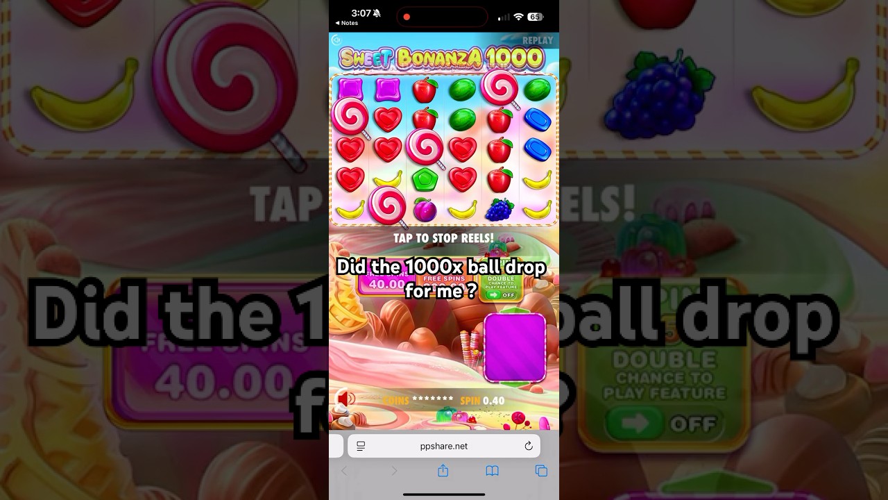 OMG I HIT THE 1000x on sweet bonanza 1000 (wow Vegas casino) 