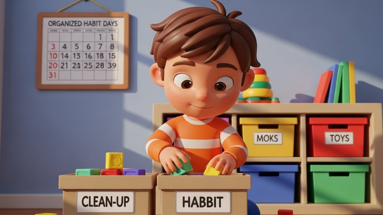 Limpia Tus Juguetes – Canción de Buenos | canciones infantiles | Baby Song, Orden y Responsabilidad
