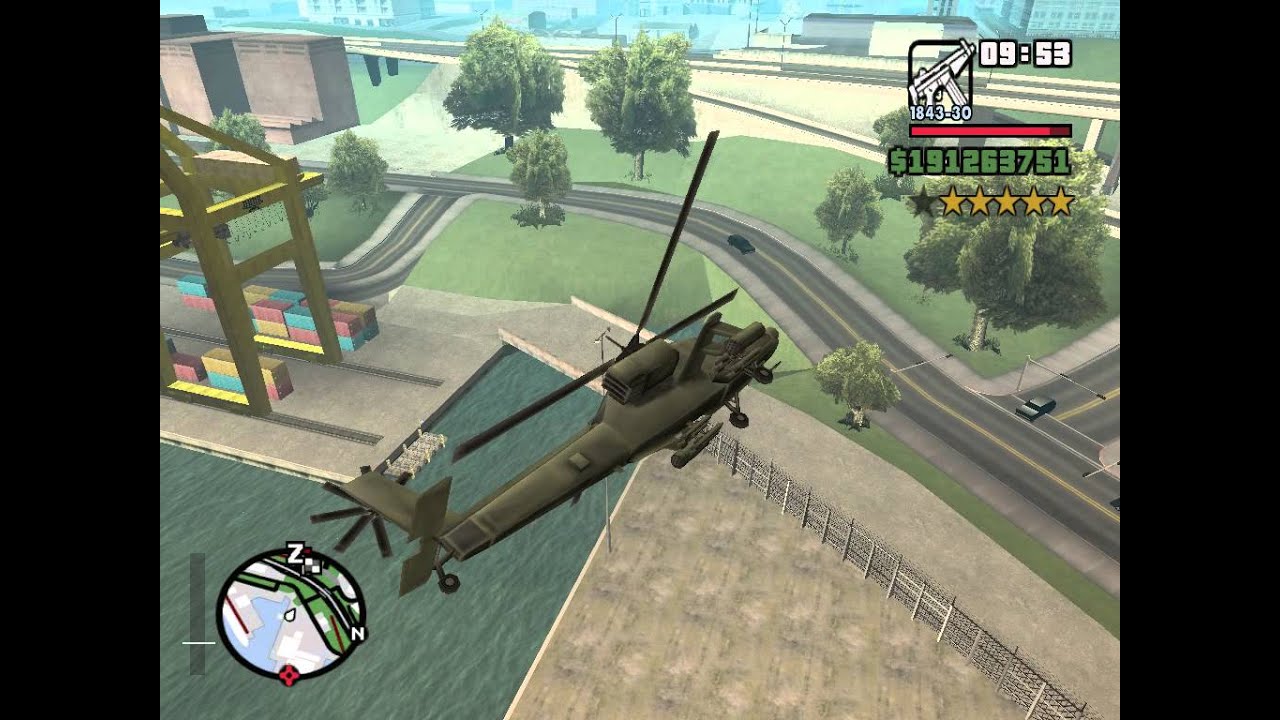 GTA San Andreas Big 6 Star Rampage Part 5