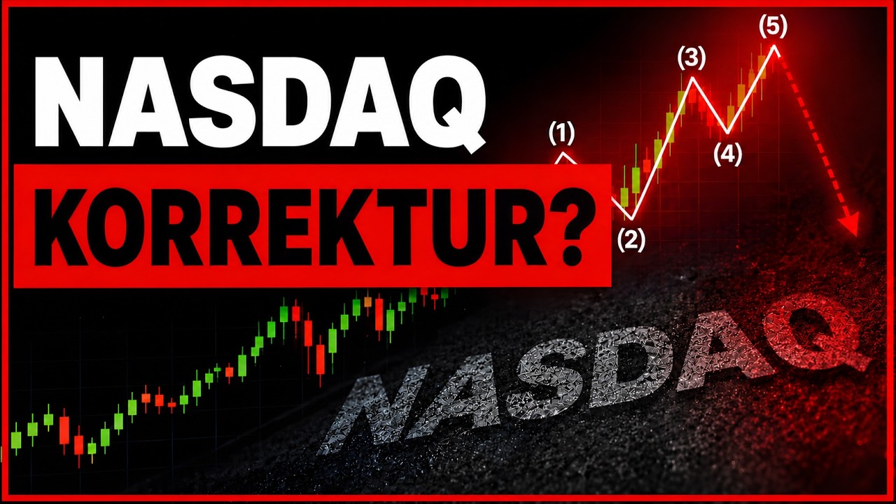 Nasdaq Analyse (NDX): Gro&szlig;e Korrektur Voraus? Elliott Wave Analyse