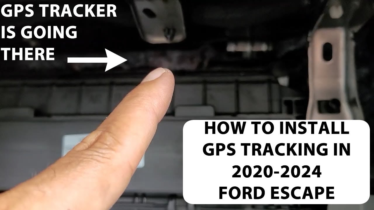 How To Install GPS Tracker. 2020-24 Ford Escape. Where To Hide GPS Tracker. 2020-24 Ford Escape.