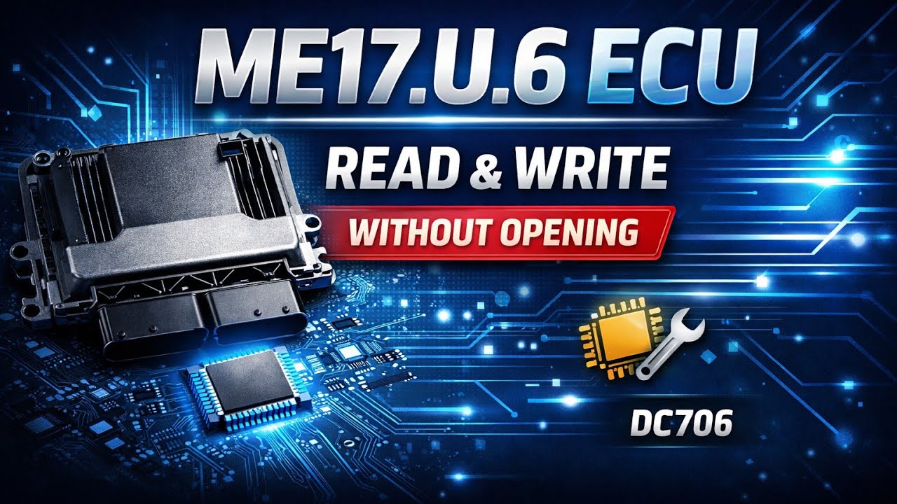 Chery Tiggo ME17.U.6 ECU Read & Write Without Opening – DC706 Guide