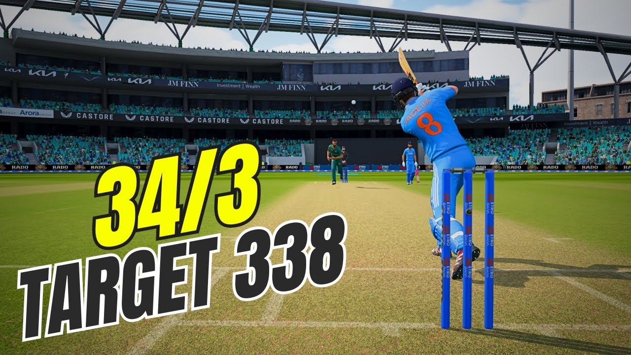 Can India Chase 338 Against Pakistan? | 2017 Champions Trophy Final Recreated
