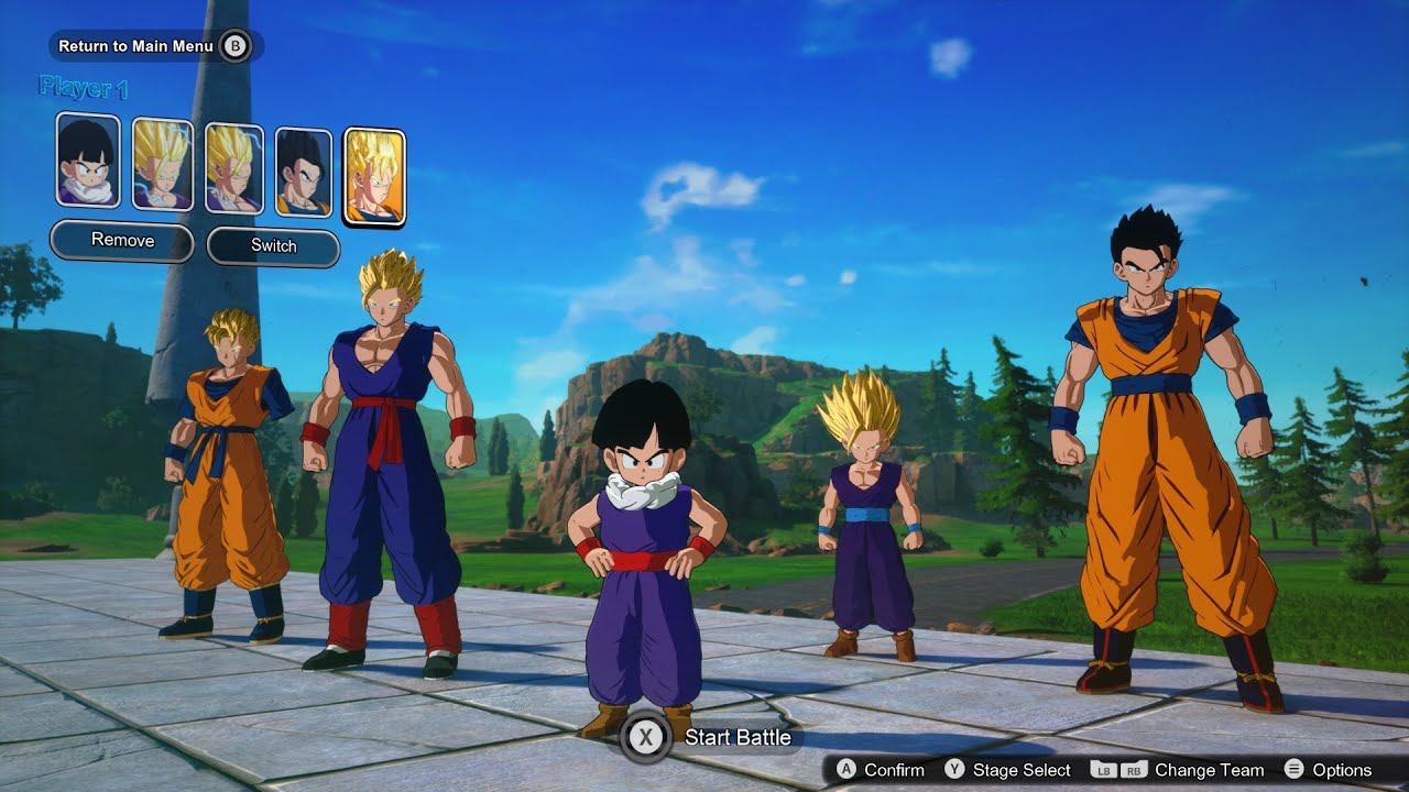 Dragon Ball Sparking Zero - All Gohan Transformations / Ultimate Attacks (HD)