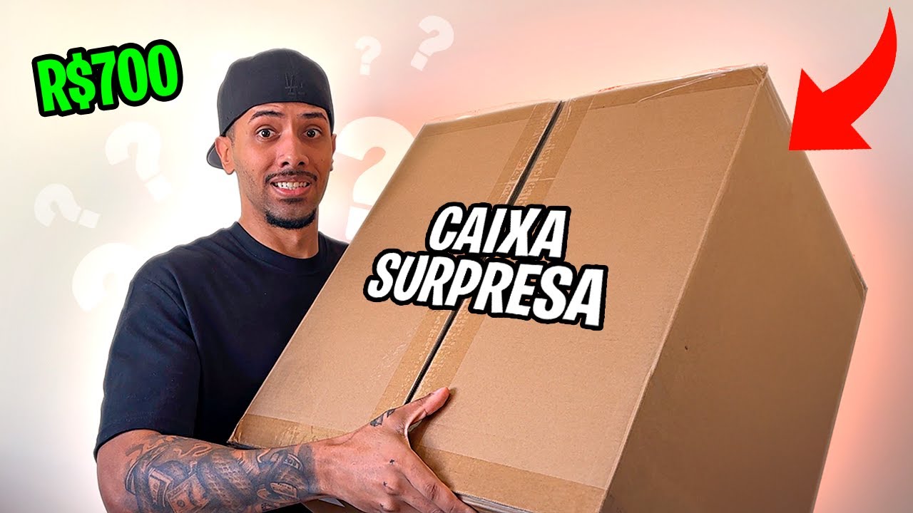 Comprei a CAIXA SURPRESA Viral MAIS CARA e Me Surpreendi Com o que Veio!