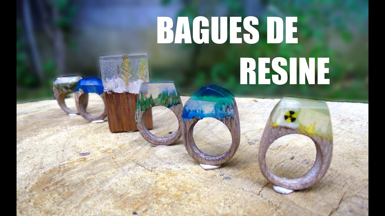 Fabriquer des bagues en r&eacute;sine (Secret Woods Rings)