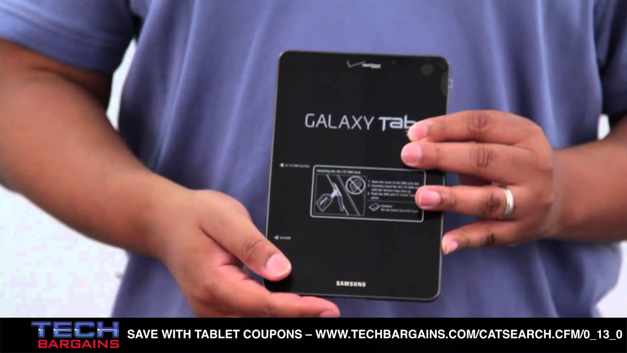 Samsung Galaxy Tab 7.7 Tablet Unboxing (HD)