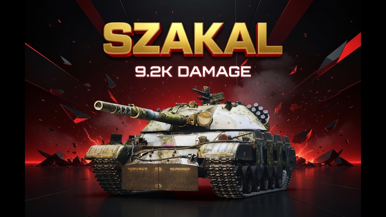 Szakal 9.2K Damage on Redshire | MASTER Badge | WoT Replay