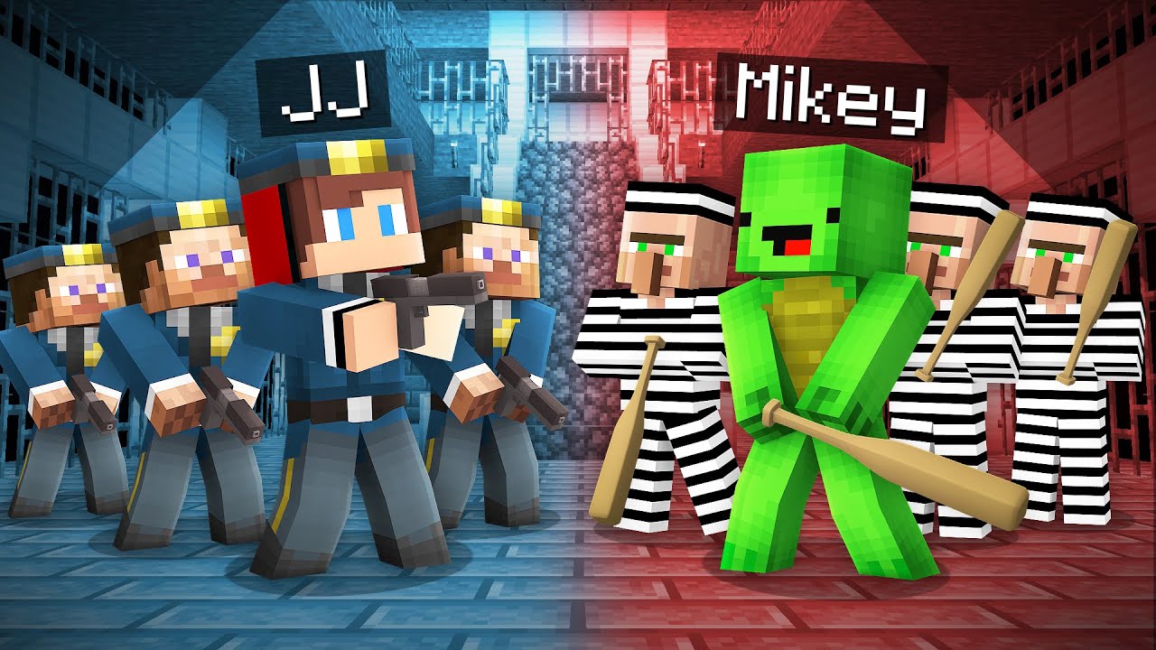JJ Became POLICE vs Mikey Became ROBBER in Minecraft ! - Maizen