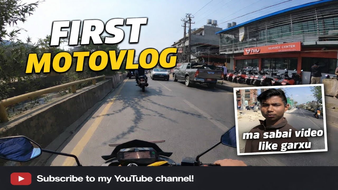 First Motovlog | Kathmandu Streets