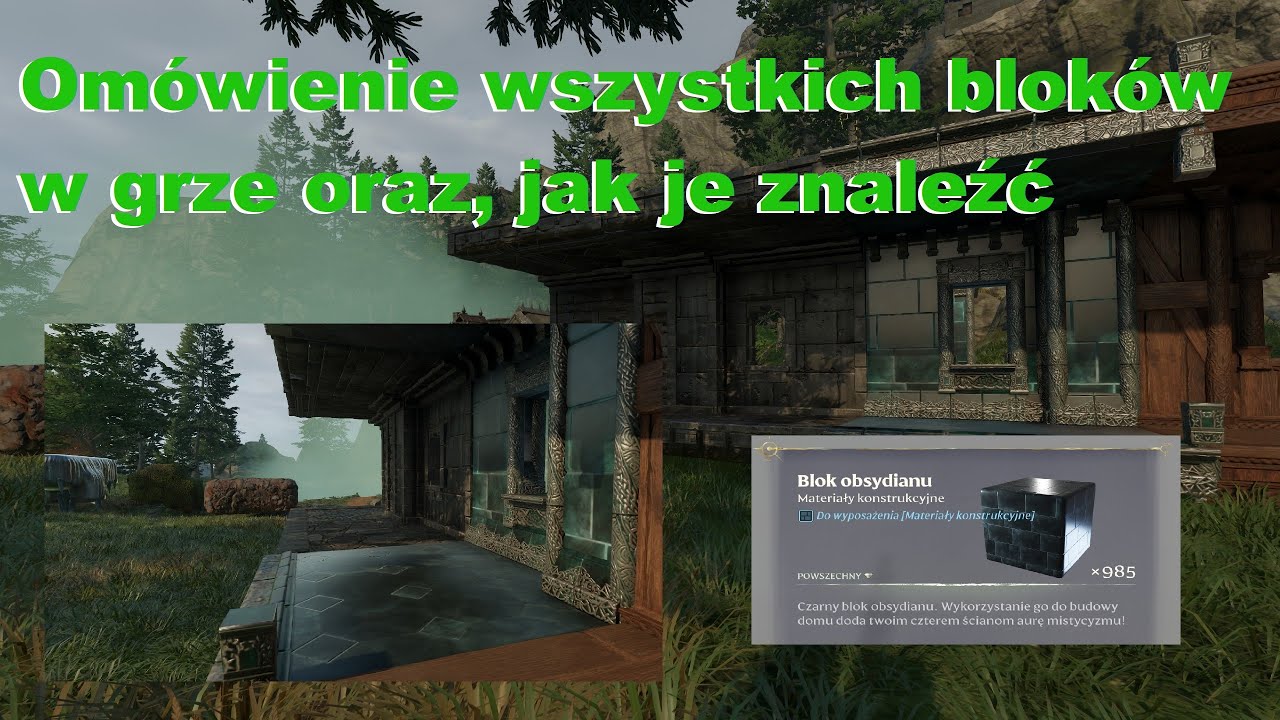 Enshrouded - Omówienie wszystkich bloków oraz gdzie je znaleźć (Góry Albaneve) + Straszny Sekret