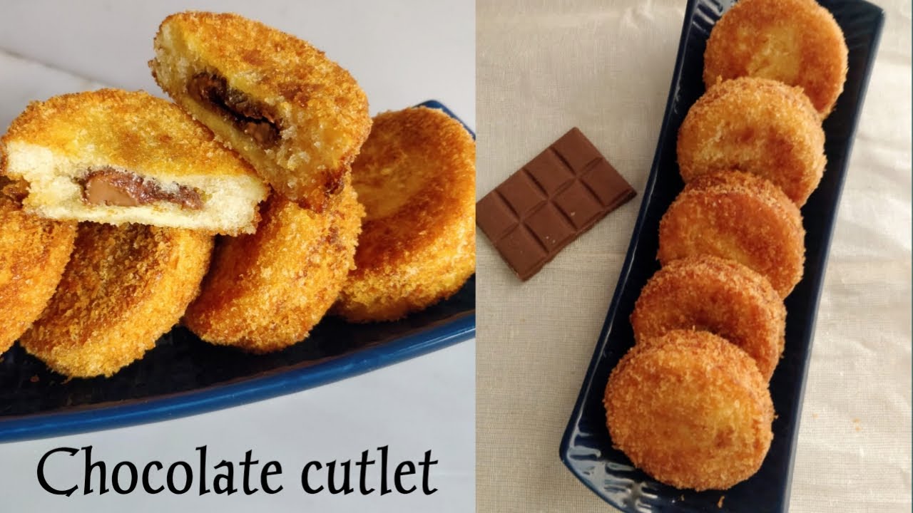 Chocolate cutlet recipe | 10 Minutes quick and easy snack | Bread cutlet | kids snack recipe