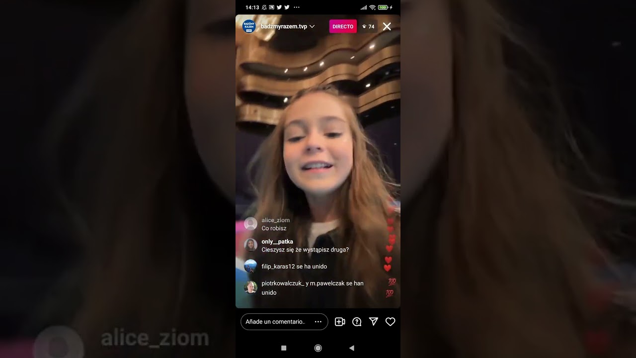 Laura Bączkiewicz (🇵🇱 JESC 2022) - Livestream on Instagram (06/12/2022)