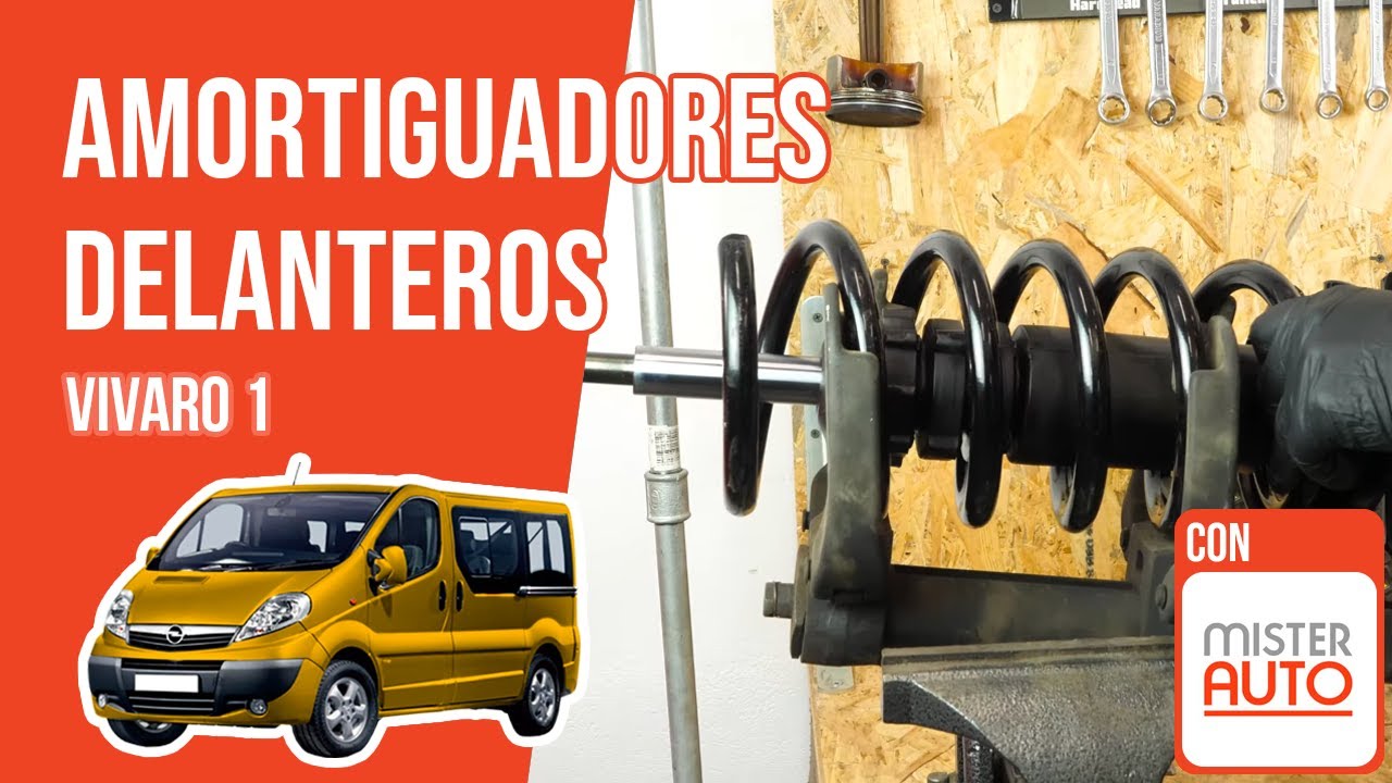Cómo cambiar los amortiguadores delanteros Vivaro 1 ➿