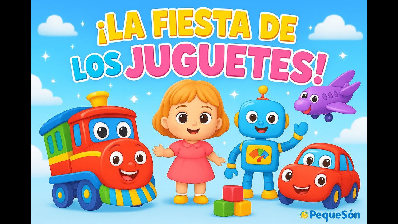 🎉 La Fiesta de los Juguetes | Canción Infantil Divertida | PequeSón Oficial