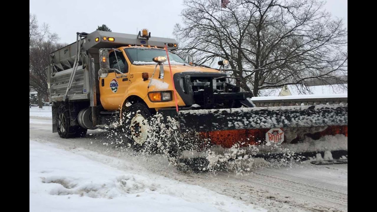 Reading Public Works snow removal operations