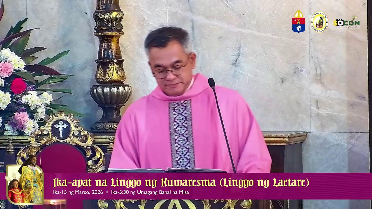 LIVE: Ikaapat na Linggo ng Kuwaresma (Marso 15, 2026 - 5:30 AM Mass)