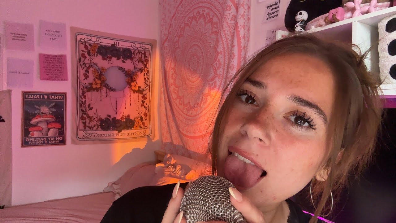 ASMR 1 час покалывающих звуков во рту (влажный и сухой)