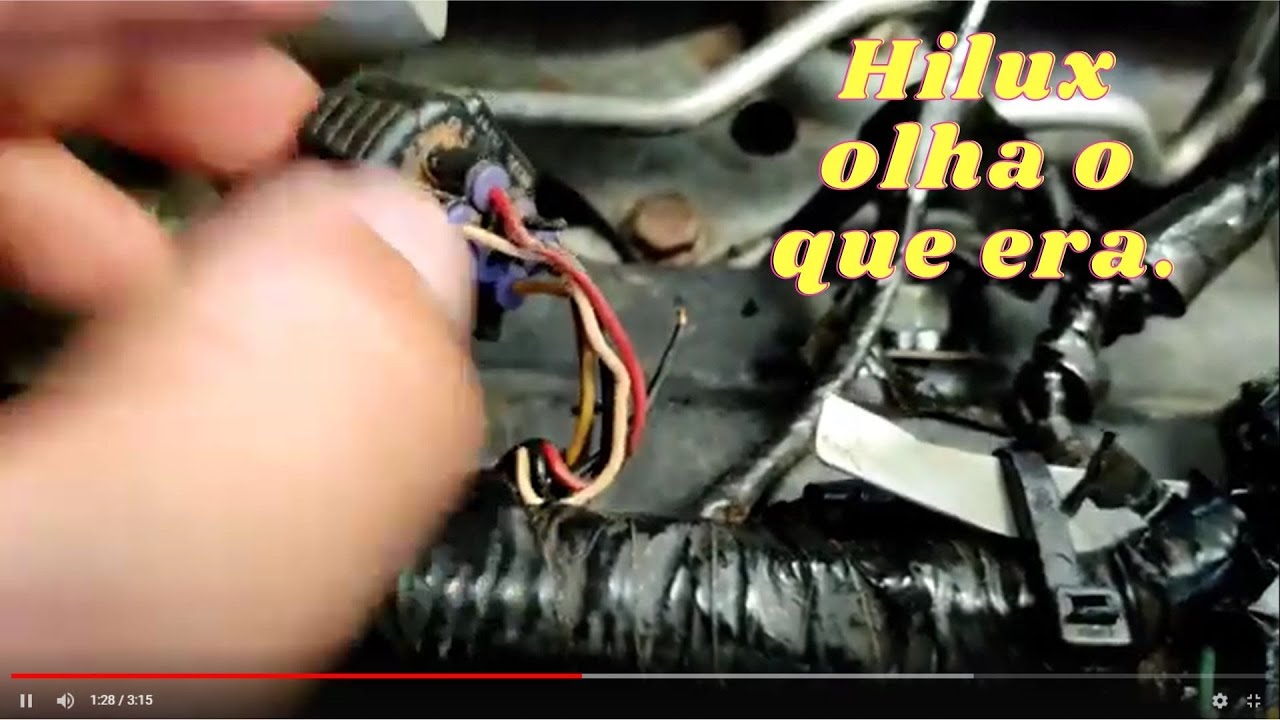 Hilux luz injeção acesa, Código P167A, P167B, P167C, P167D.
