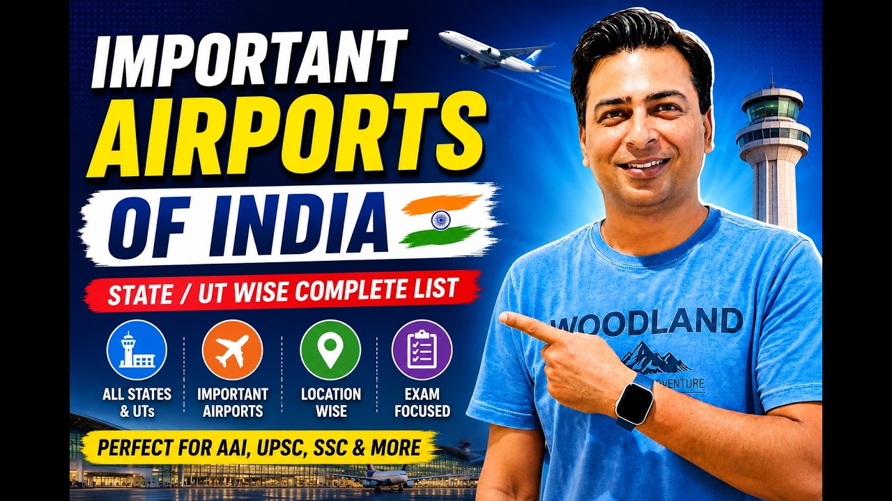 Major Airports in India | AAI JE Operations 2026