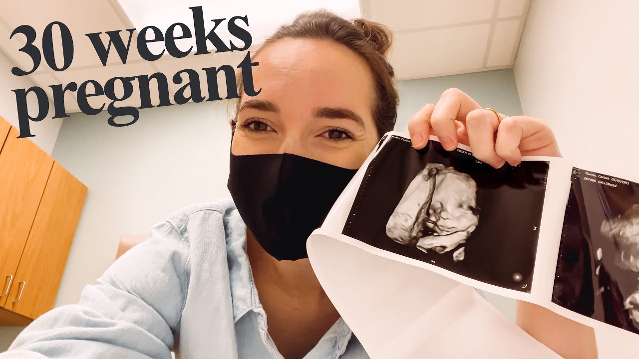 30 WEEKS PREGNANT! | Ultrasound, Anemia, Low Lying Placenta