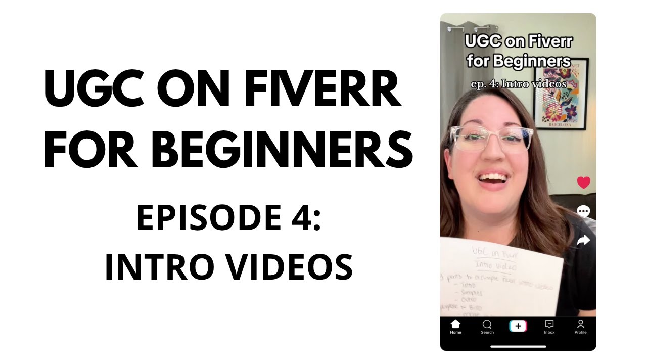 Stop overthinking your UGC Fiverr gig intro video! (Easy 3-Step Guide)