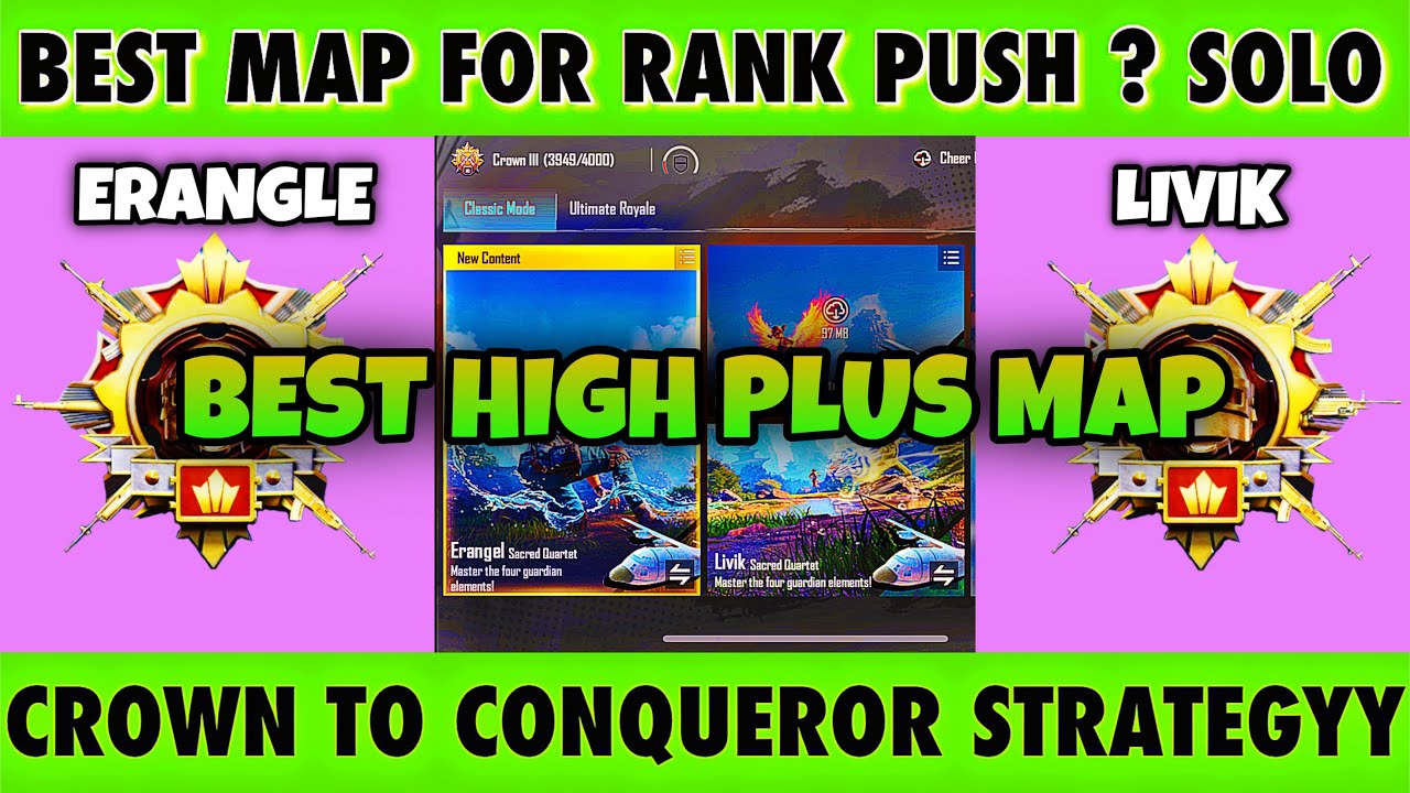 🇮🇳TPP SOLO DAY 5 : WHICH MAP IS BEST FOR CONQUEROR PUSH. SOLO CONQUEROR BEST TIPS & TRICKS
