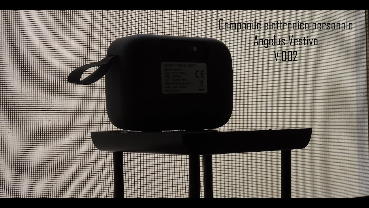 Campane elettroniche personali. Suonata per il Flash Mob, Angelus serale e Angelus festivo V.002