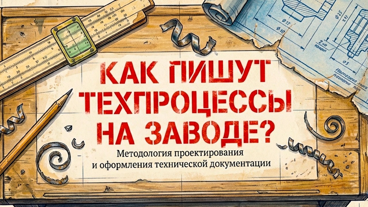 Как пишут техпроцессы на заводе! БАЗОВЫЙ алгоритм!