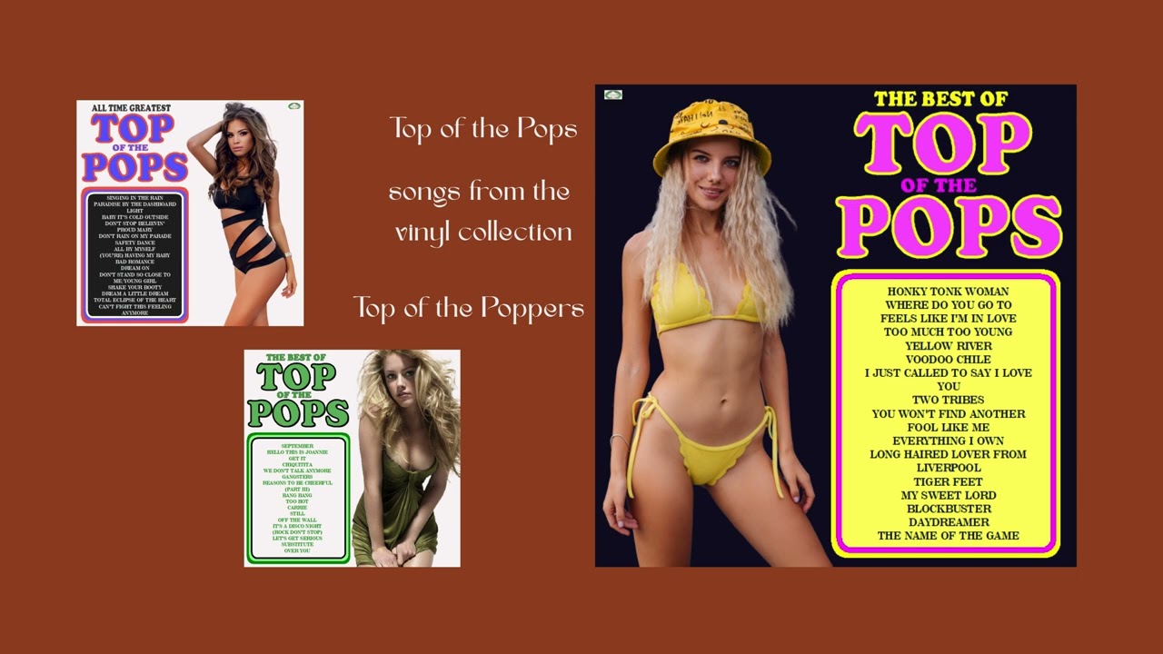 Top of the Pops Best Of Vinyl Collection - Best Of Top of the Pops - 60s & 70s Hits - Cover Versions