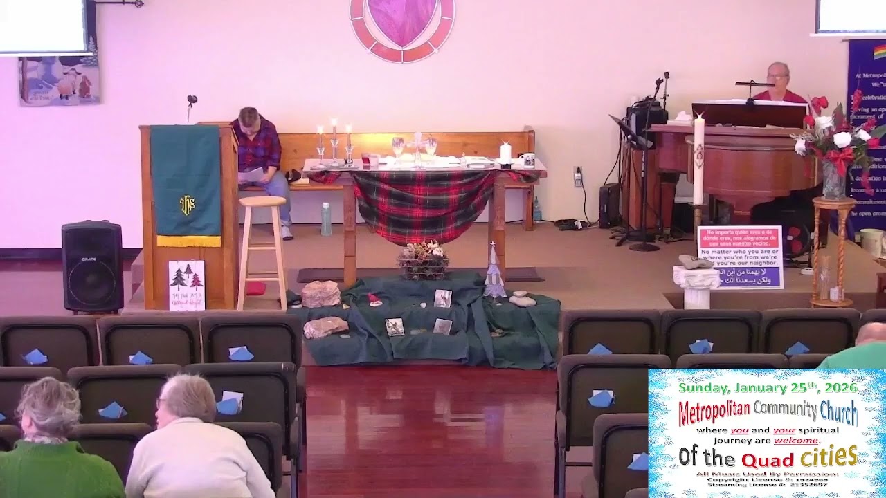MCCQC Worship Service - 01.25.26 - 3rd Sunday after Epiphany