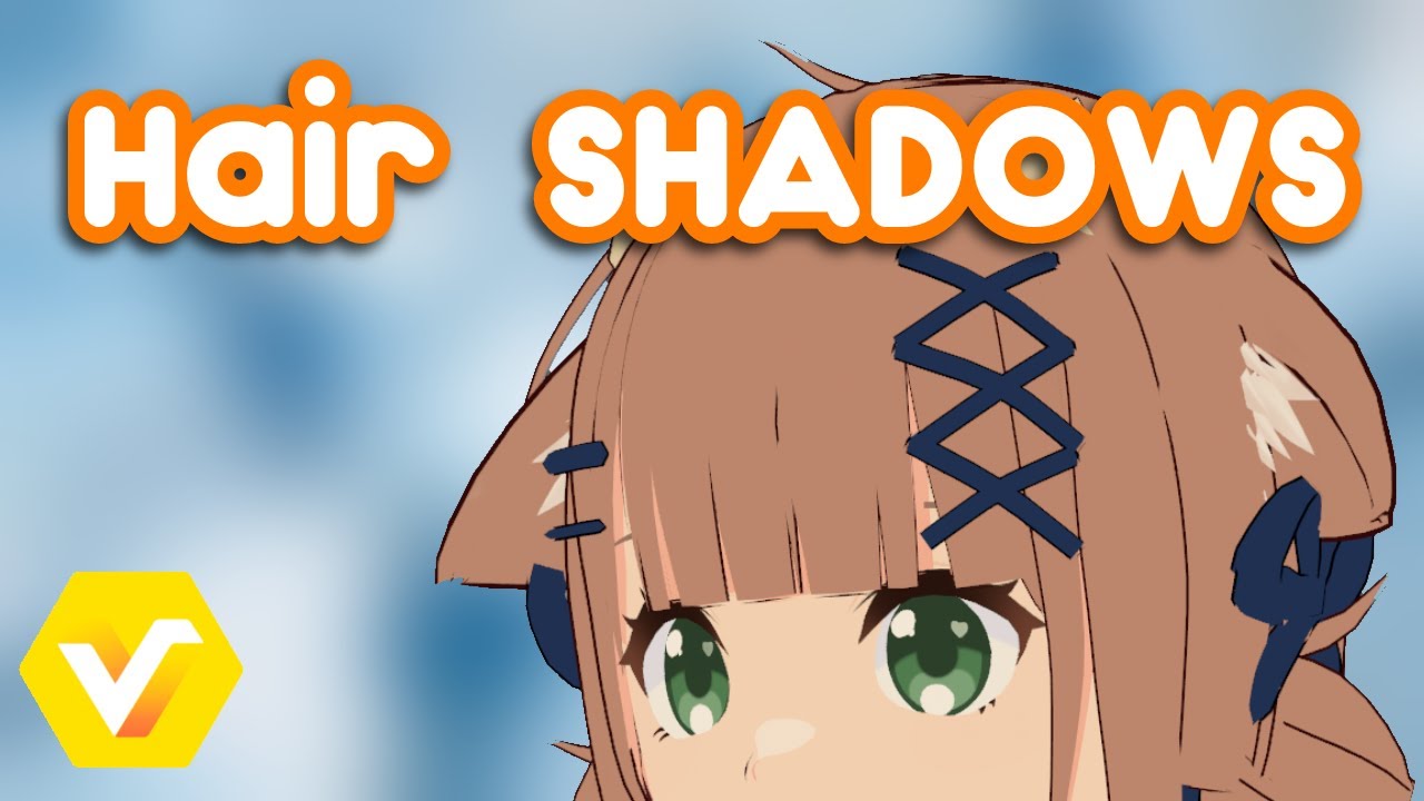 【Vroid】Moving hair shadows tutorial ˚ ♡