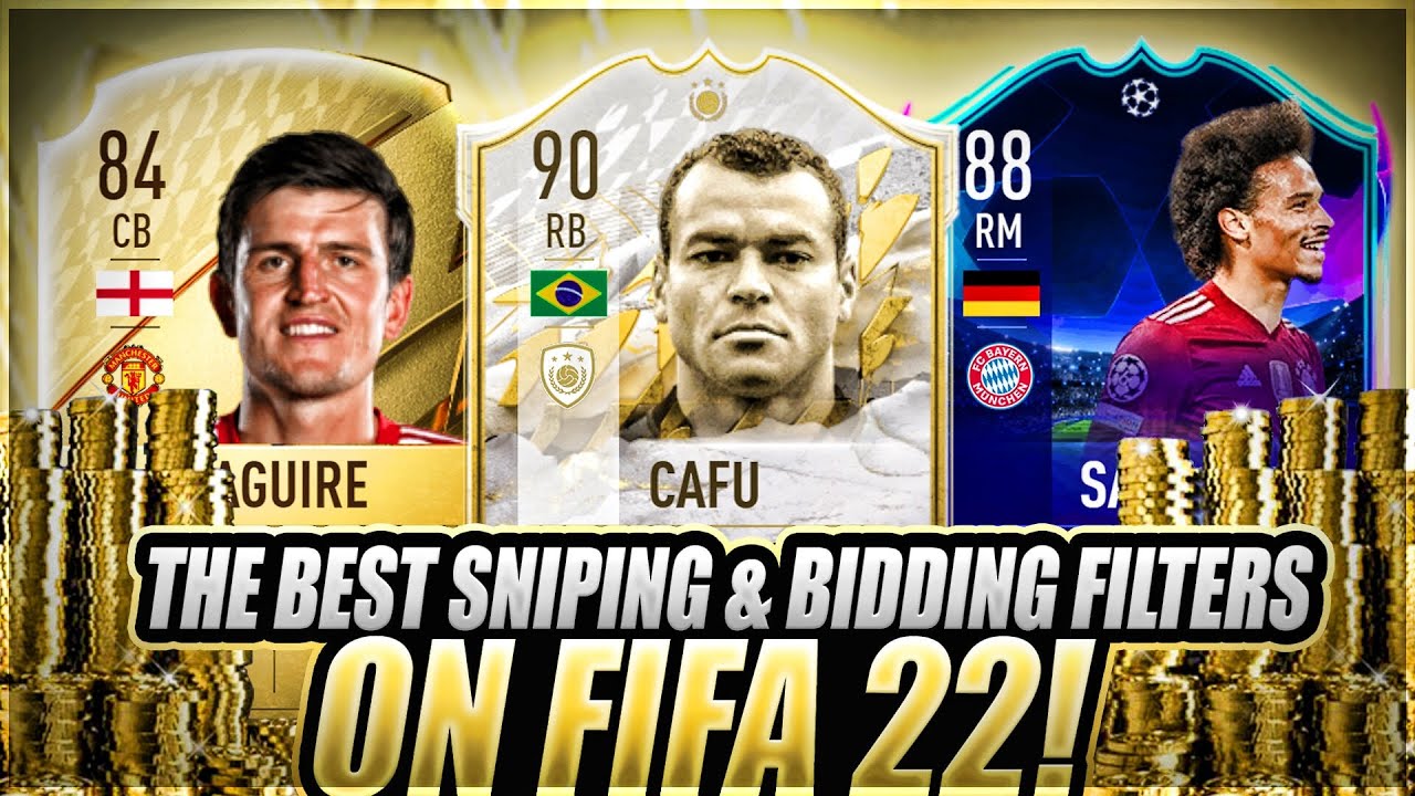 BEST SNIPING AND BIDDING FILTERS ON FIFA 22! HOW TO MAKE 100K COINS RIGHT NOW! BEST TRADING METHOD!