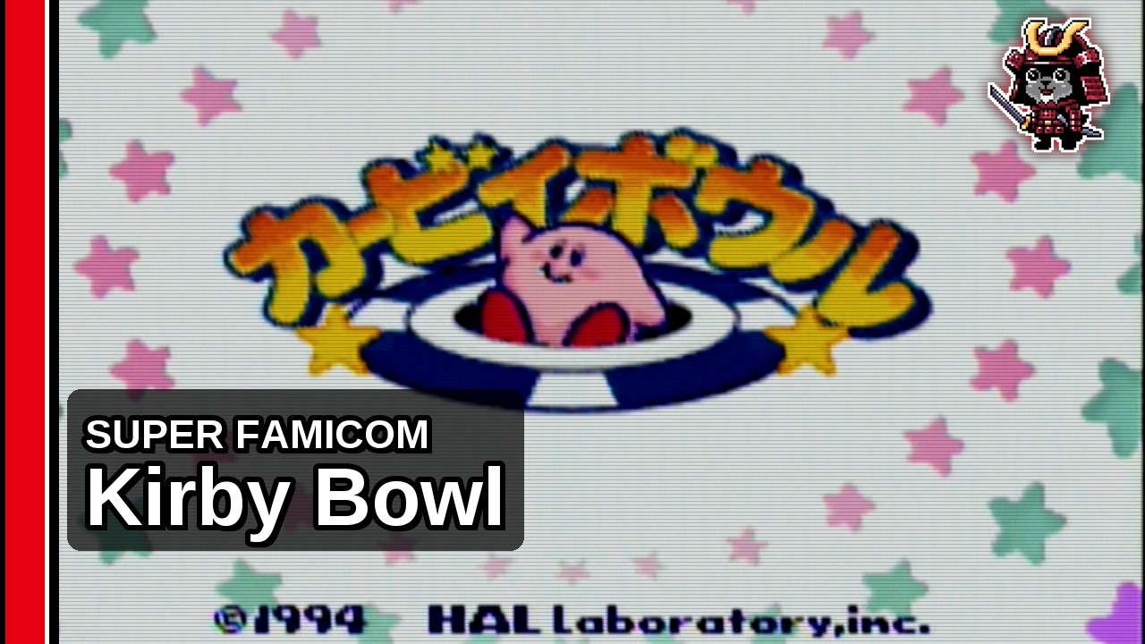 Super Famicom - Kirby Bowl (Kirby's Dream Course)