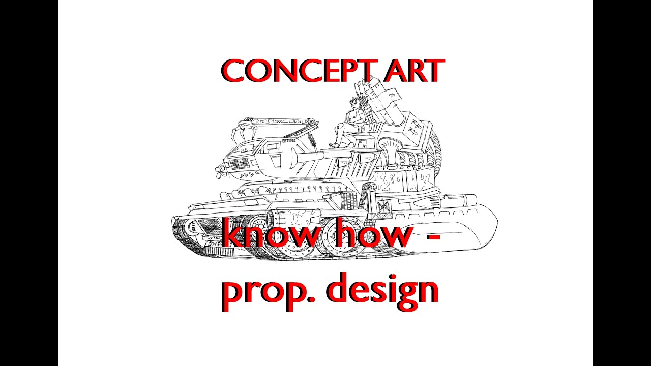 Prop. design concept art know how - battle tank l TAMIZHPANIMANAI