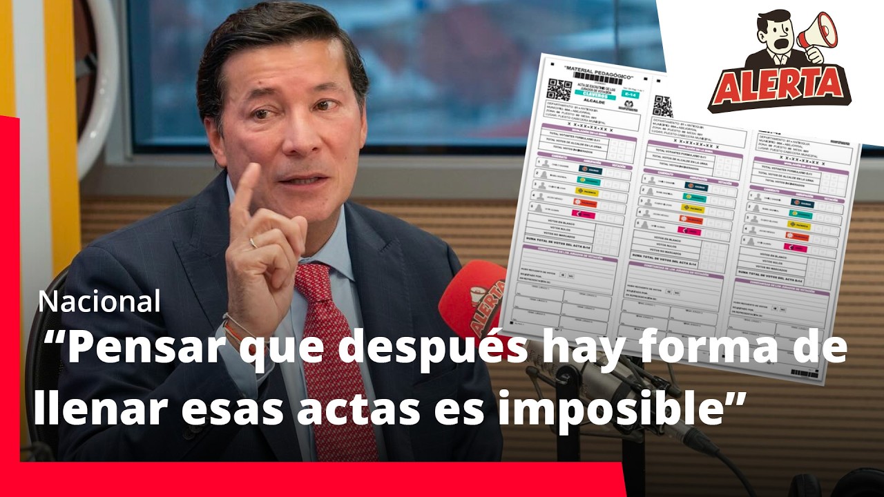 Registrador responde a Petro: “Los espacios en blanco en las actas no generan fraude”