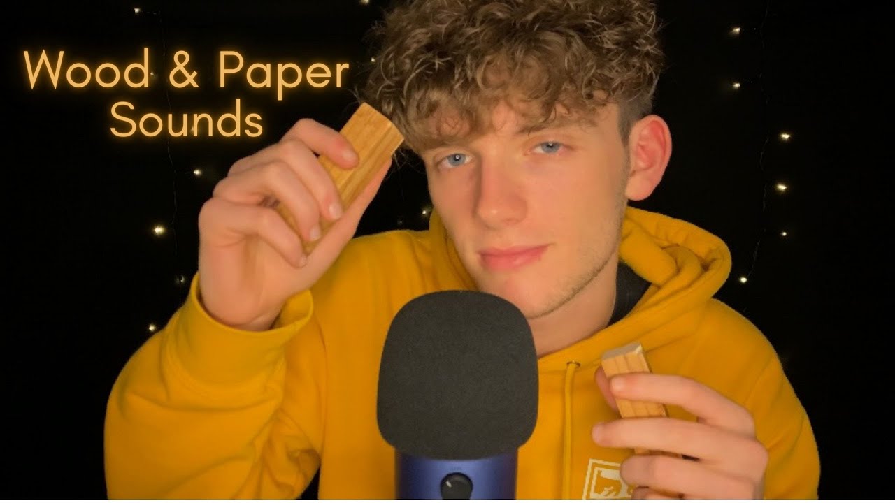 RILASSATI CON I SUONI DEL LEGNO E DELLA CARTA🪵 | ASMR ITA