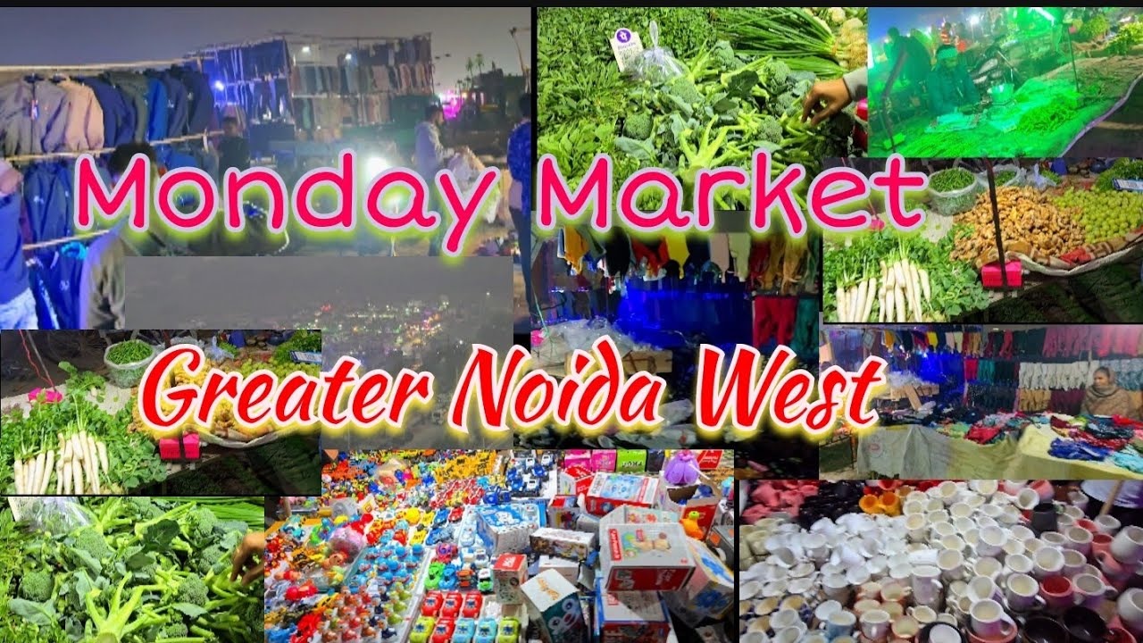 Monday Market | Greater Noida West #mondaymarket #greaternoidawest #panchsheel #sabjimarket #sabji