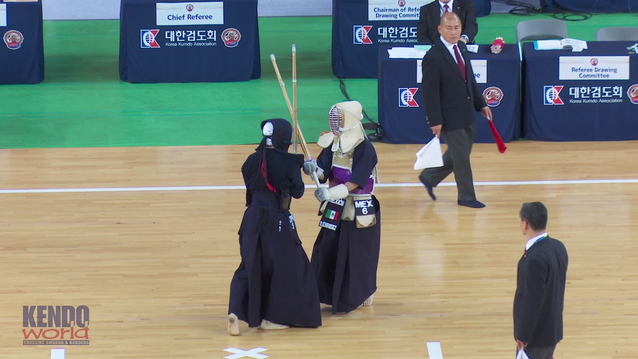 #42 Women's Team Preliminary Heats: Mexico vs. Japan - 17th World Kendo Championships (2018)