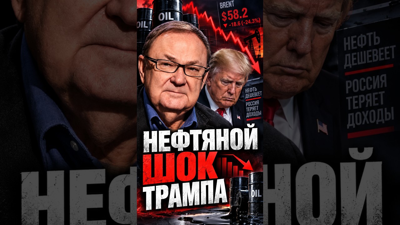 Почему Трамп ХОЧЕТ дешевую нефть? Крутихин раскрыл правду за 60 сек 🛢️