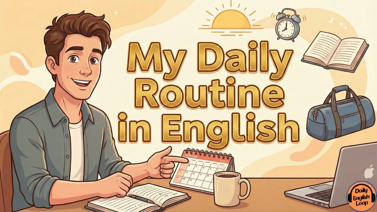English in Daily Life – Talk About Your Daily Routine | English Listening for Beginners