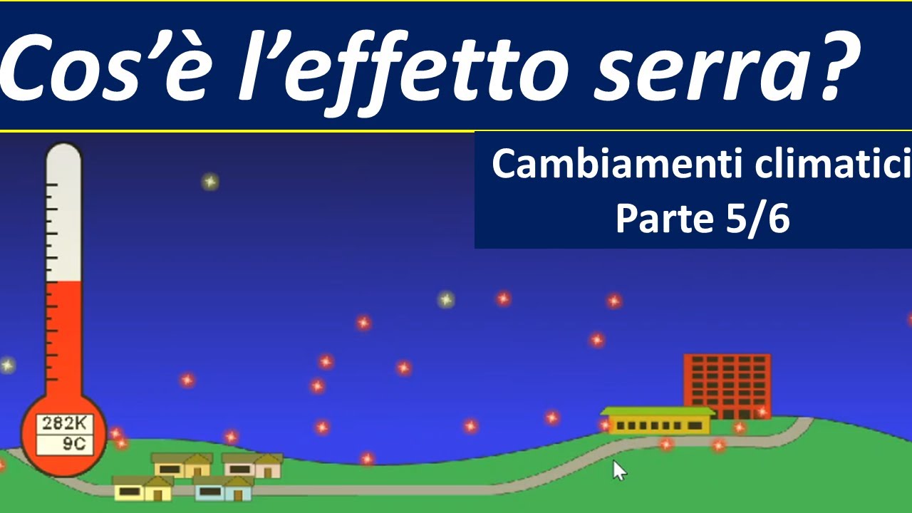 Effetto serra e surriscaldamento globale